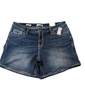 Vigoss Mid Rise Heritage Fit Denim Shorts Size 18